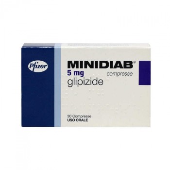 Мінідіаб (Гліпізид) 5 мг, 30 таблеток
